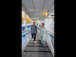 Calling bestie now to plan our daily walks… #Cruise #Caribbean #VacationMode #Getaway