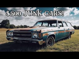 Under $2,000! 11 Junkyard Classic Cars and Trucks You Can Still Rescue!