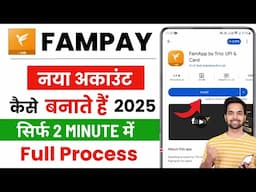 Fampay Account Create | Fampay Account Kaise Banaye 2025 | How To Open Fampay Account With Aadhar