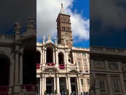 Basilica of St Mary Major , Rome, Italy 🇮🇹   #Shorts #italy