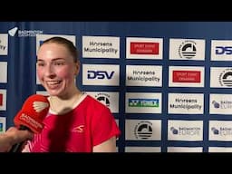 Line Kjærsfeldt er klar semifinalen ved EM