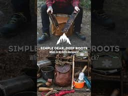 NEW YouTube Video 🔥 What's in my vintage backpack? #outdoorgear #vintagegear