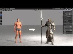 3D Game Character - Armor modeling - Blender 4.4