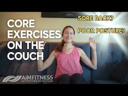 Core Exercises on the Couch | For Adults 50+ and Seniors