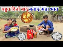 बहुत दिनों बाद बनाए अंडा भात, चांदनी आने की खुशी में || #vijayriavlogs