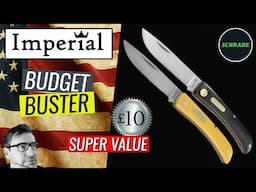 🇺🇸 Schradbuster Small | IMP22 | Black | Yellow | Review | UKLegal | EDC | Schrade | Pocketknifes