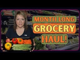A Month of GROCERY Hauls, EXPENSES, and What I EAT!