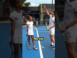 Game-changing toss tip right here 🚀🎾