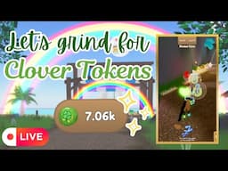 Clover Token Grinding in the Competition Hub/Rainbow Race! Come Join Me! ☘️ | Wild Horse Islands