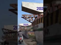 It takes forever to build a flyover in india #flyover #expressway #highway #nitingadkari #indiancity