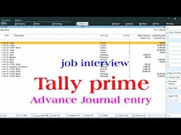 journal entry in tally prime | journal voucher entry in tally prime | how to pass journal entry