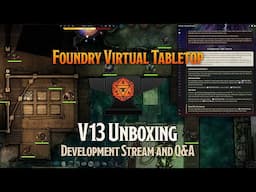 V13 Development Update and Q&A