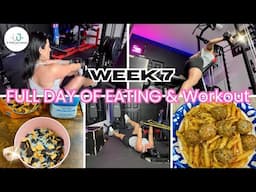 WEEK 7 OF CUT | WHAT I EAT TO LOSE FAT & MAINTAIN MUSCLE | HIGH PROTEIN  | IN WITH JEN
