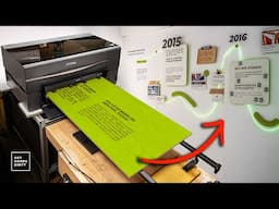 Creating an Exhibition with a Desktop Laser (Celebrating 10 Years on YouTube Pt.1)