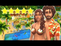 We FINALLY have a 5 star holiday resort! // Sims 4 holiday resort ep 5
