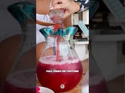 Hibiscus Cooler Mocktail Made Down De Islands in #TrinidadandTobago