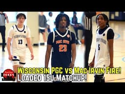 Wisconsin Playground And Mac Irvin Fire GO AT IT In Loaded 15u Matchup!