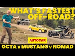 Off-road time trial: New V8 Defender Octa meets buggy and 4x4 EV