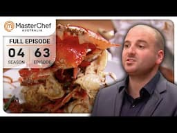 MasterChef Steamed Blue Swimmer Crab Showdown | MasterChef Australia