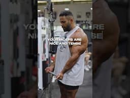 Cable curls the right way! 💪🏽