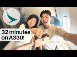 SHORTEST Cathay Pacific Flight - Hong Kong to Guangzhou - Is There Any Service in ECONOMY CLASS?