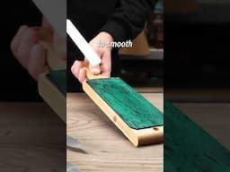 Want sharper knives? Don’t skip the leather strop and polishing compound! Here’s why🔥#Stropping