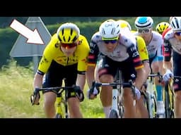 Visma and UAE BUMP SHOULDERS in Hectic Sprint | Criterium du Dauphiné 2025 Stage 2