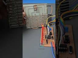 Operating 7 Segment Display Using NE555/CD4017 and Diode
