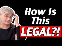 How Is This Legal?? Why Don't They Do Something About This?