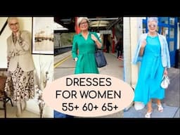 DRESSES FOR WOMEN 50+ 55+ 65+ IN WHICH YOU WILL LOOK YOUNGER! MODERN MODELS. TRENDS 2025