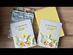 A FIRST FOR ME...3D FLOWERS AND A BOX ENVELOPE 😍 #buddlycrafts #3d #cardmaking #heidi