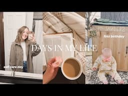 SAHM VLOG☀️ exciting summer plans, first birthday + self care days