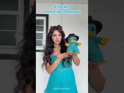 Crochet Perry the Platypus 🩵 Don’t talk to me or my son ever again 🧶
