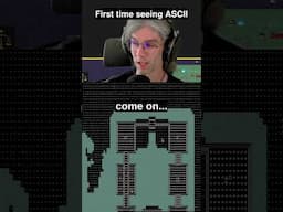 Their first time seeing ASCII.