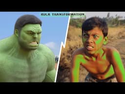All Time Best Hollywood Hulk Transformation In Real life #1