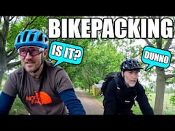 This must be Bikepacking? Out into the woods for wild camping in tents #wildcamp#bikepacking 194