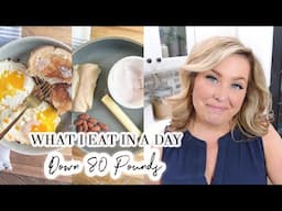 WHAT I EAT IN A DAY // DOWN 80 POUNDS // CHARLOTTE GROVE FARMHOUSE