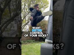 Want better kick control? Try this 🥋 #martialarts #karate #taekwondo #kickboxing #tips
