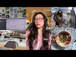 study vlog | a VERY productive day in my life: what i eat, M4 macbook, pharmacy update & daily life