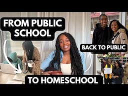 How I PULLED my son from PUBLIC SCHOOL and RE-ENROLLED him!