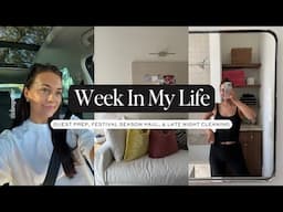 WEEK IN MY LIFE: Guest Prep, Festival Season Haul, & Late Night Cleaning