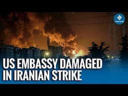 Iranian Missile Strike Hits US Embassy in Tel Aviv; Facility Closed, Footage Shows Extensive Damage