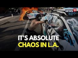 Los Angeles Riots LIVE | ICE Raids LIVE | Massive 'No Kings' Protest In Downtown Los Angeles | N18G