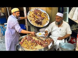 EXTREME VILLAGE STYLE COOKING - ULTIMATE PAKISTANI GOLDEN PULAO RECIPE | ZAIQA CHAWAL RECIPE