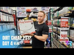 4 Stores on Day 4 - Looking for cheap retro games | Day 4 VLOG