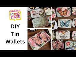 DIY Tin Wallet Tutorial with Mod Podge Collage
