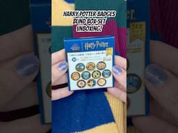 How shiny are these Harry Potter badges from Japan #shorts #harrypotter