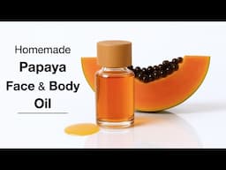 Organic Papaya Face And Body Oil
