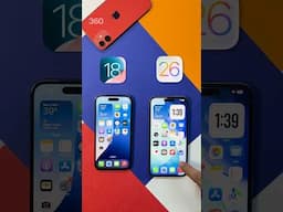 iOS26 vs iOS18: Customisation Options! #gadgets360 #ios26 #ios #ios18 #upgrade #iphone #iphonetips