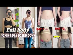 [10min] a day to Slim Down | Full Body at Home | Top Exercise For Girls